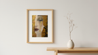 Vintage Soul – Textured Portrait Collage Art Print – Unique Mixed Media Poster