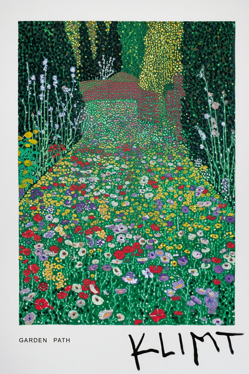 Gustav Klimt Art Print – 4 Golden Wall Art Prints | Elegant Gallery Wall Décor for Living Room, Bedroom & Office