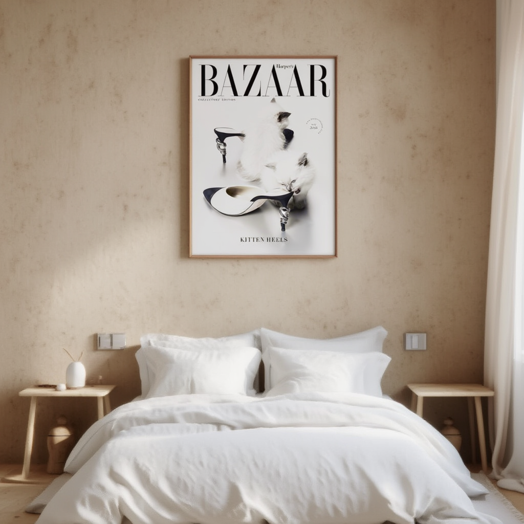 Vintage Harper Bazaar Poster - Hakyarts