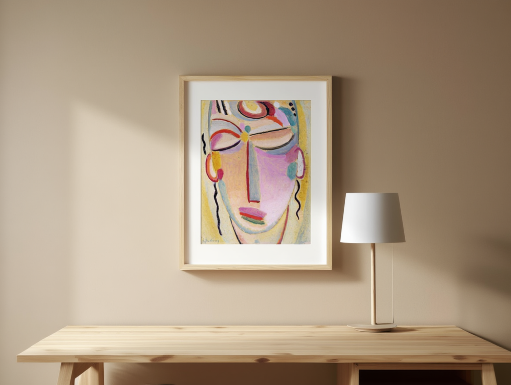 Alexej von Jawlensky - Mystical head Meditation Poster