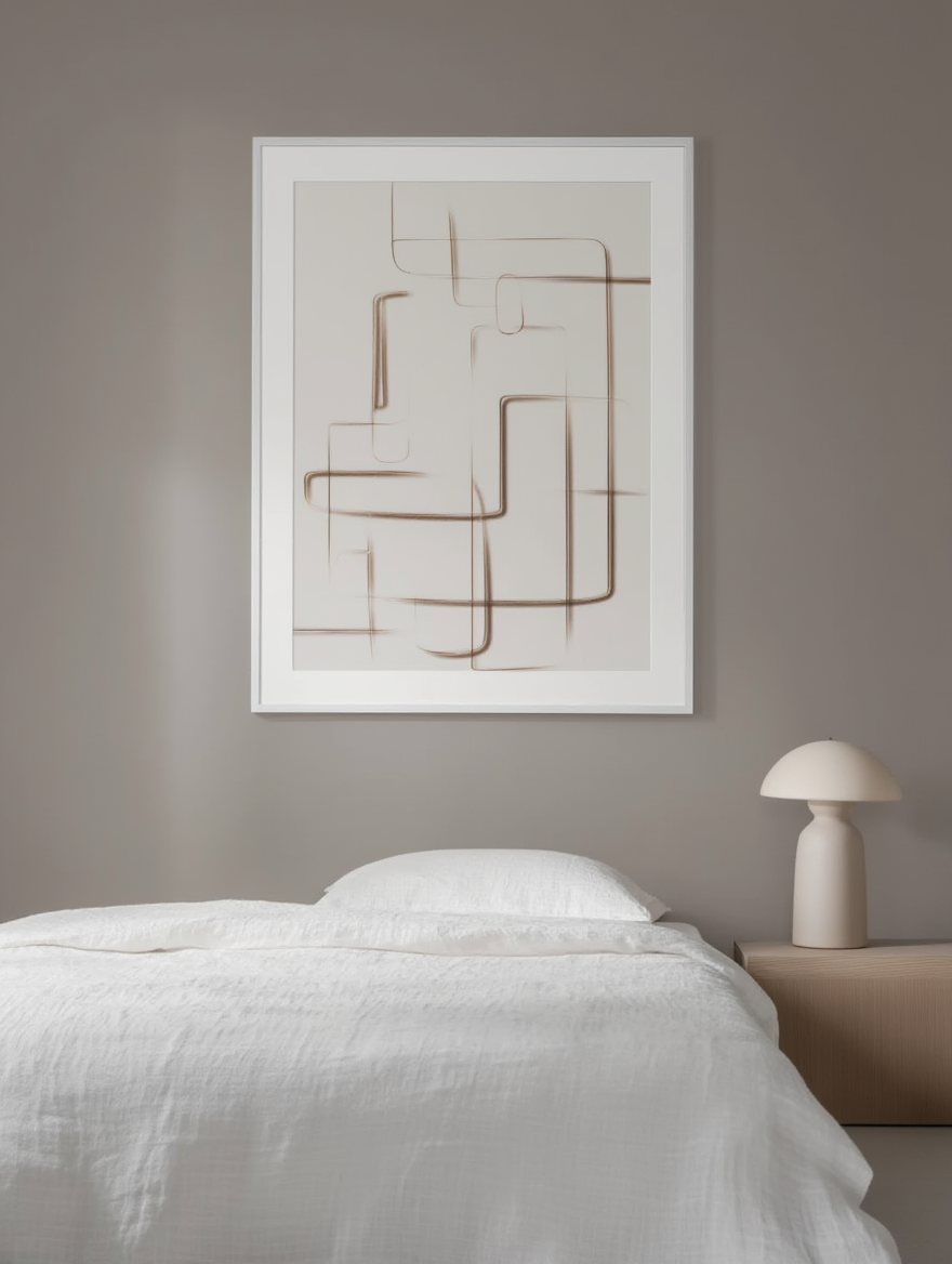 Intersecting Planes – Modern Shapes Art Print