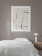 Intersecting Planes – Modern Shapes Art Print
