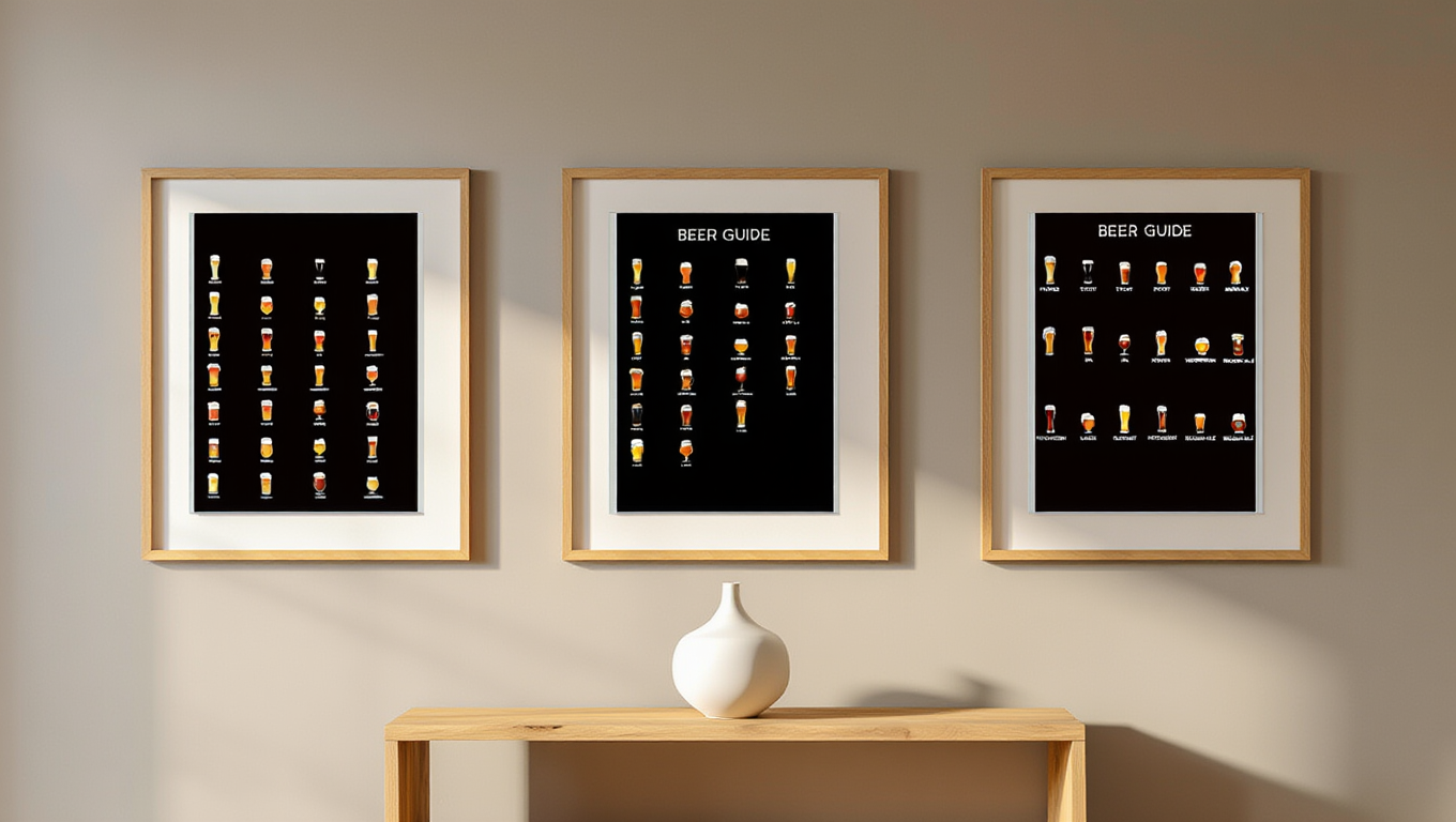 Beer Lovers – 3 Prints | Mix & Match Wall Art Collection