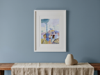 Market in Tunis II by August Macke – Expressionist Art Print