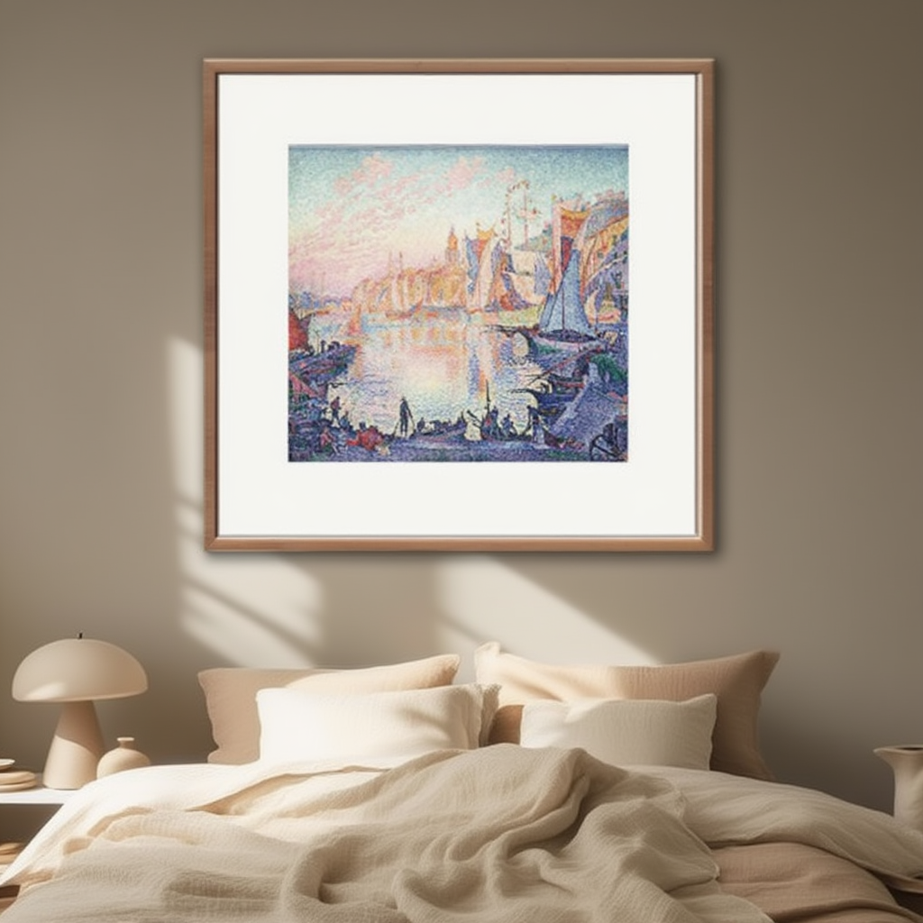 Paul Signac - The Port of Saint Tropez Poster