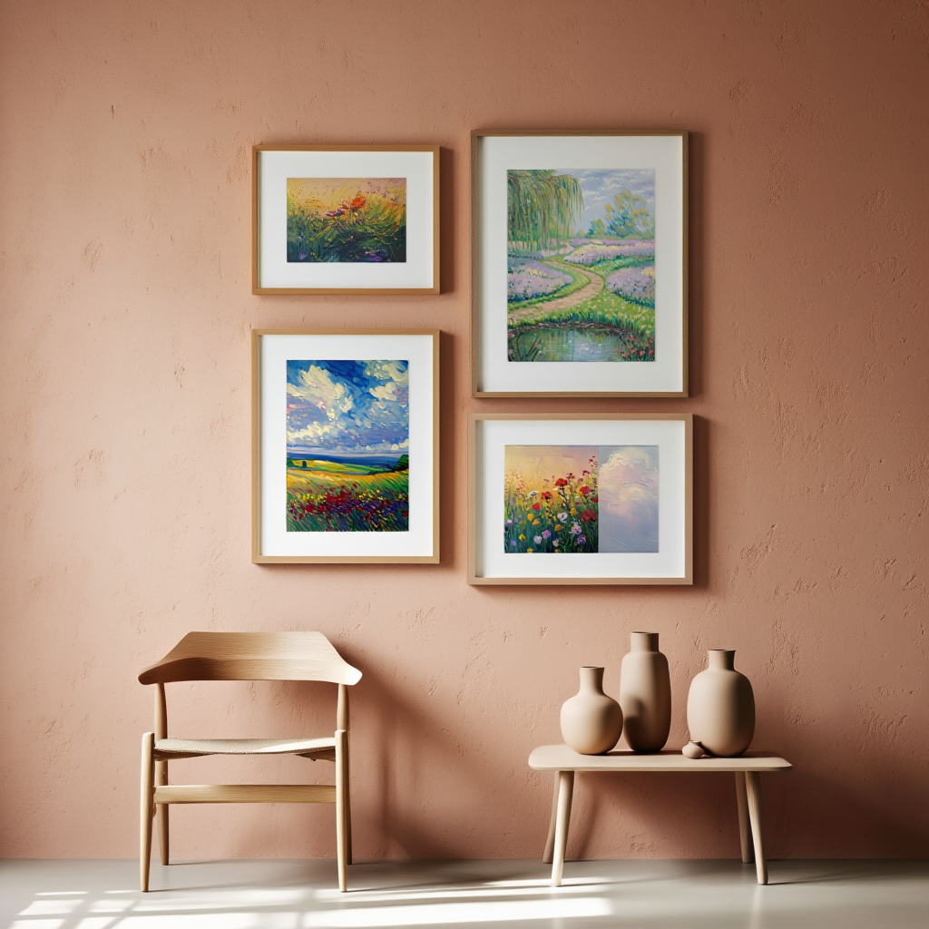 Monet Garden Serenity – Artistic Wall Prints
