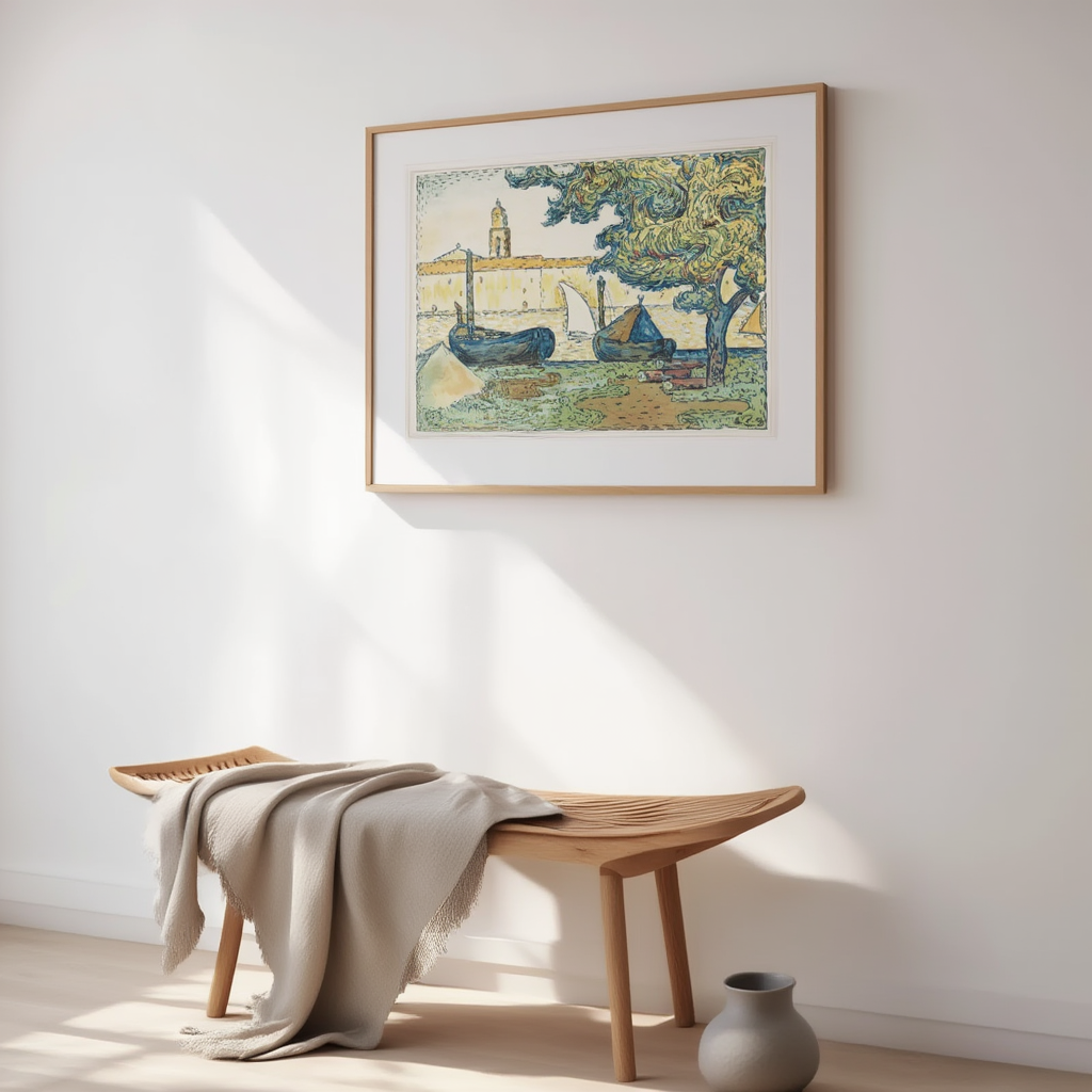 Paul Signac - Saint-Tropez 'The Port of St. Tropez'