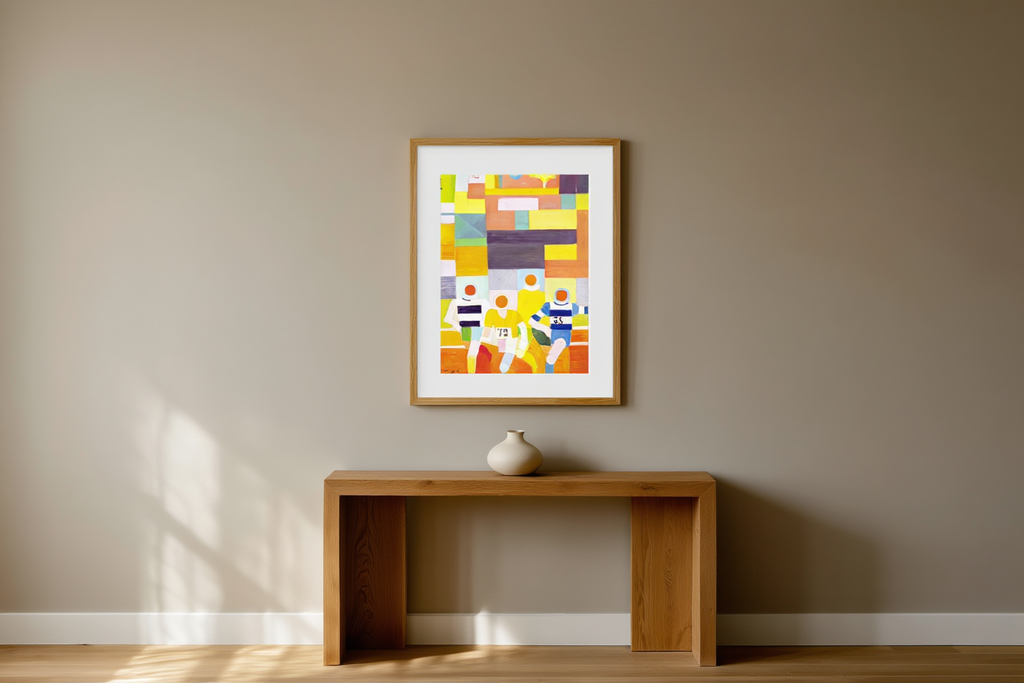 Les Coureurs by Robert Delaunay – Vintage French Modernist Art Print