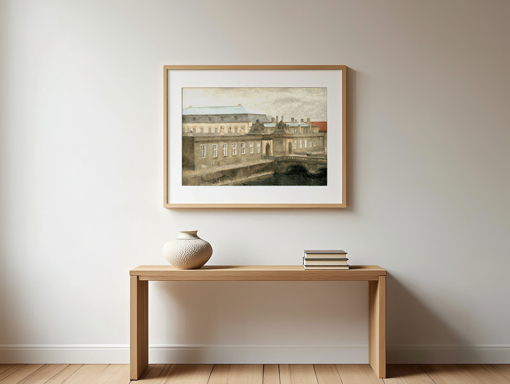 Vilhelm Hammershøi  - View of Christiansborg Palace | HakyArts