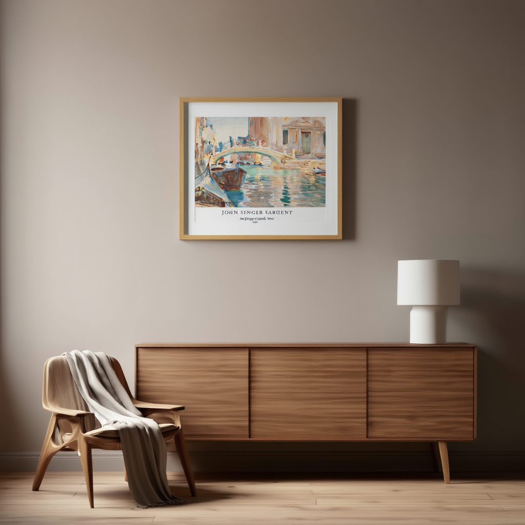 John Singer Sargent - San Giuseppe di Castello Poster