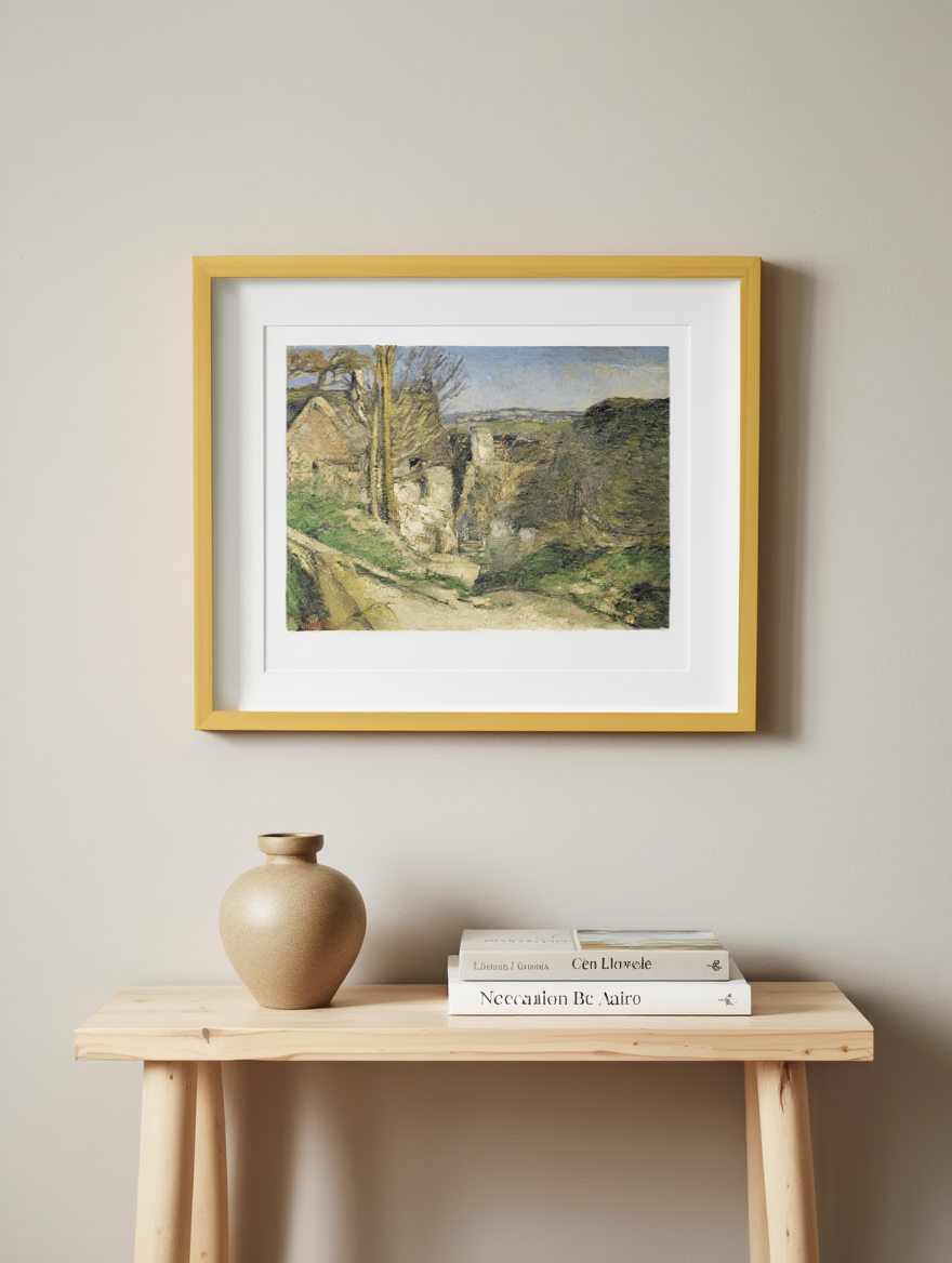 Paul Cézanne - La Maison du Pendu, Auvers-sur-Oise