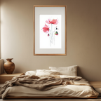 Rose Watercolor Poster - Hakyarts