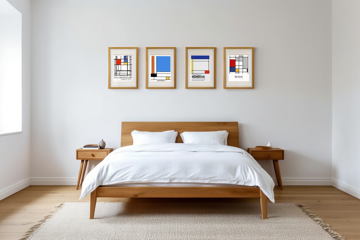 Modernist Balance – Piet Mondrian Geometric Wall Art Prints