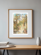 Klosterhof in Capri – Marie Egner | Classic Landscape Art Print