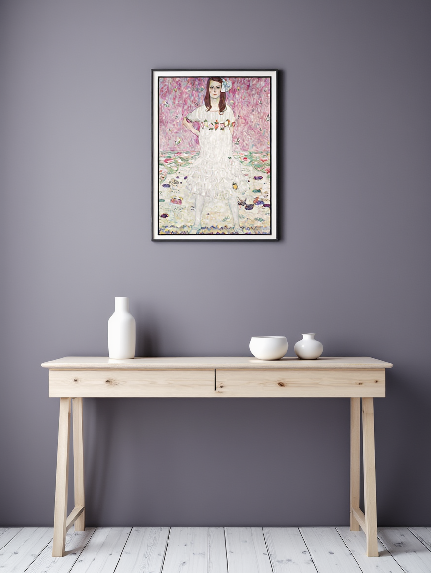 Gustav Klimt – Mäda Primavesi Print (1912) – Iconic Portrait Art Poster