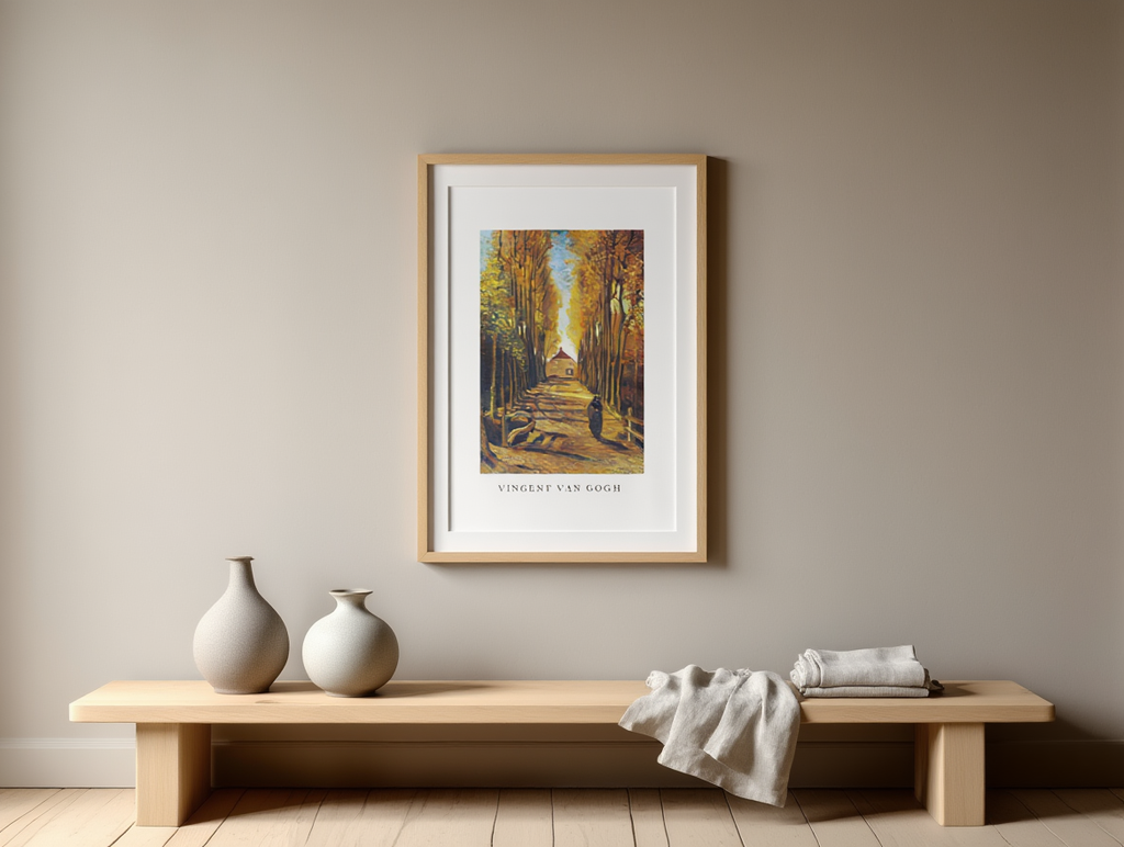 Vincent Van Gogh - Avenue of Polars in Autumn Poster