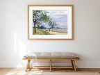 The Road from Versailles to Louveciennes – Alfred Sisley Poster | Impressionist Landscape Art Print - Hakyarts