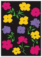 Andy Warhol Style - Blomster plakat