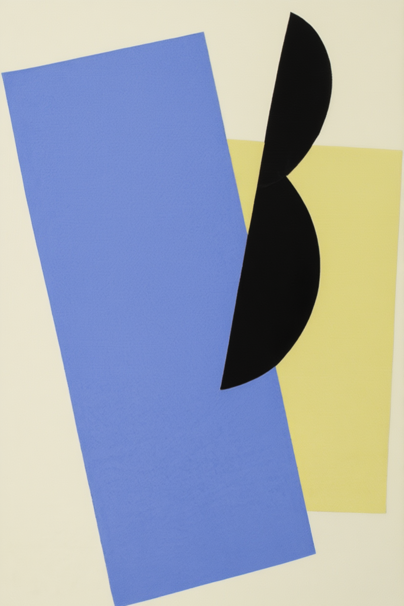 El Lissitzky – Composition ‘Blue-Yellow-Black’, 1920