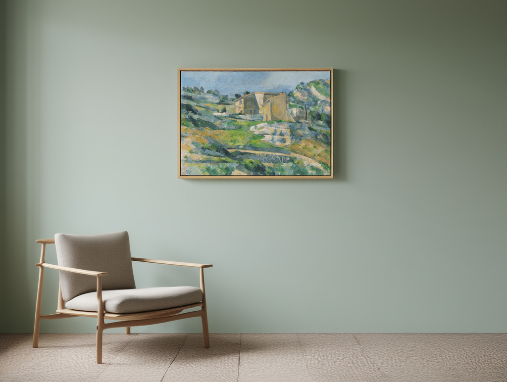 Paul Cézanne - Houses in Provence 'The Riaux Valley near L'Estaque'