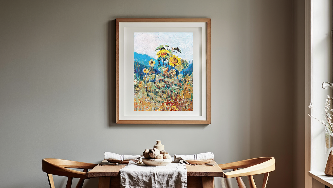 Study of Sunflowers – Marie Egner (Late 19th/Early 20th Century) | Botanical Art Print