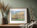 Val de Falaise – Claude Monet Poster | Impressionist Landscape Art Print - Hakyarts