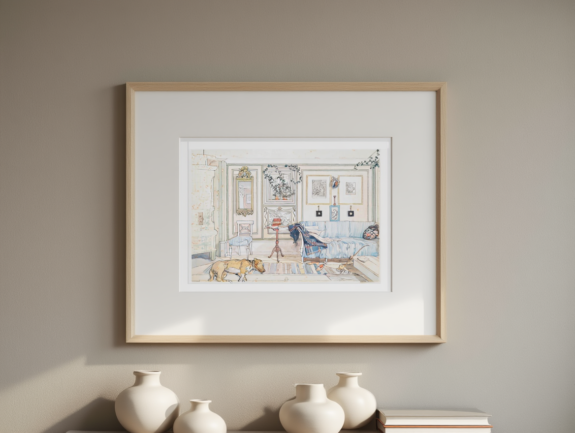 Carl Larsson – Lathörnet | Vintage Art Print