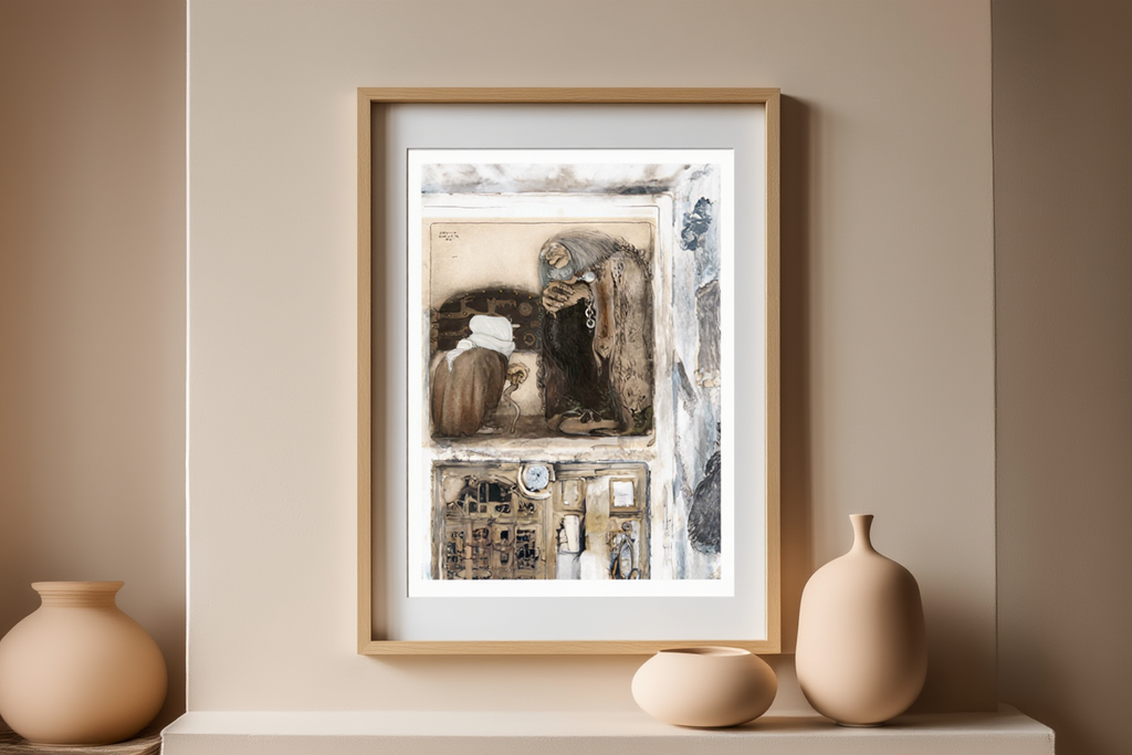 Two Trolls – John Bauer (1909) | Fine Art Print