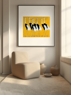 Japanese Red Crown Cranes by Ogata Kōrin – Classic Japanese Art Print - Hakyarts
