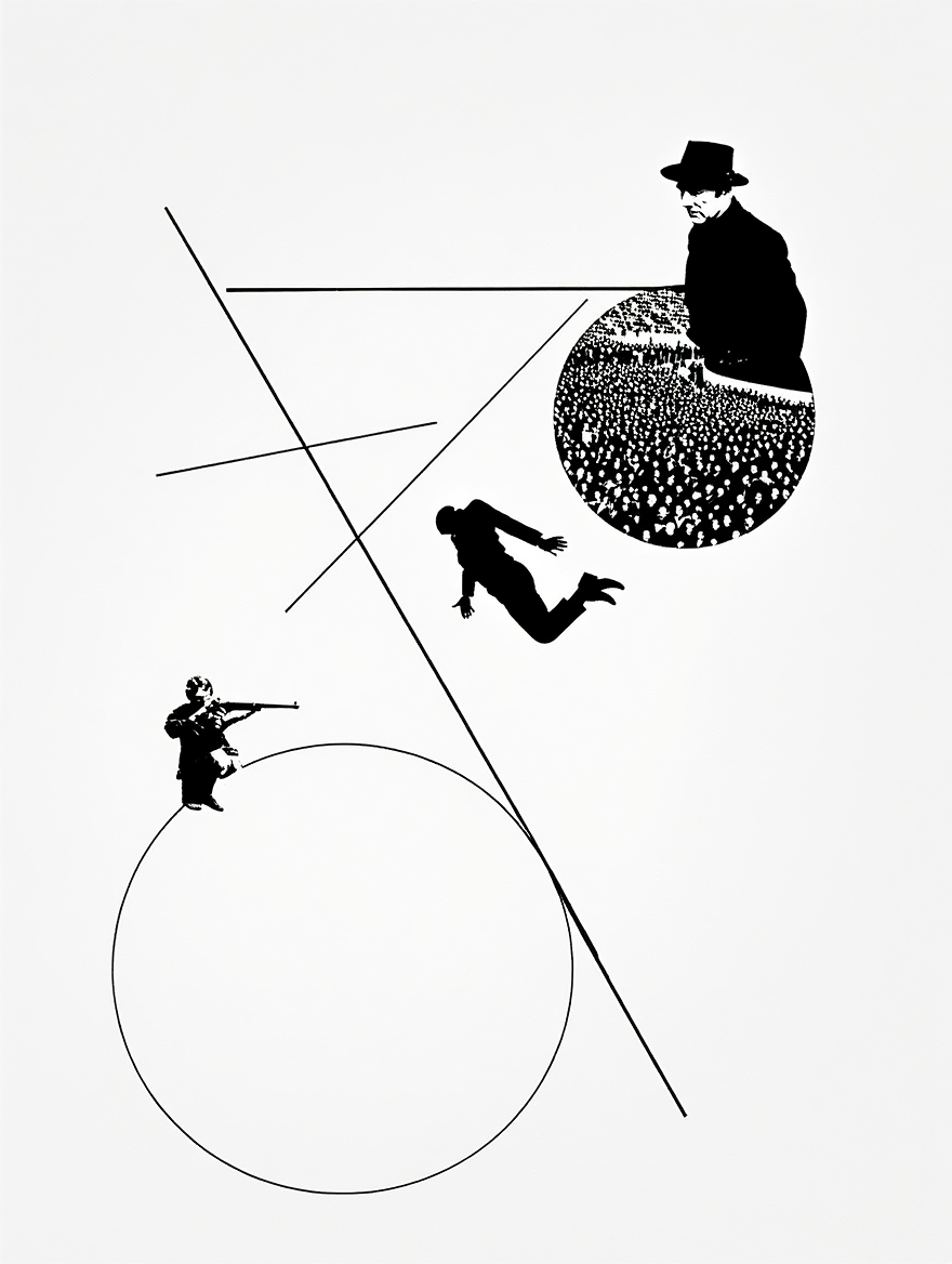 László Moholy-Nagy – 3 Modernist Prints | Abstract Geometric Art Collection