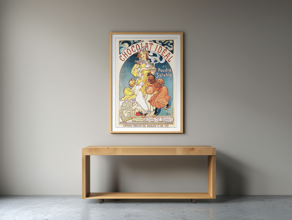 Alphonse Mucha - Chocolat Idéal Poster