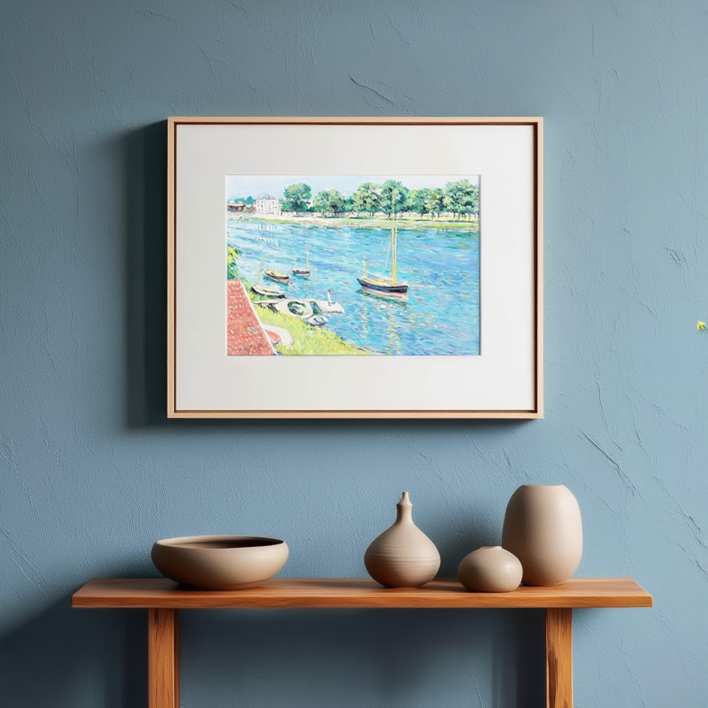 Gustave Caillebotte - La Seine à Argenteuil | HakyArts