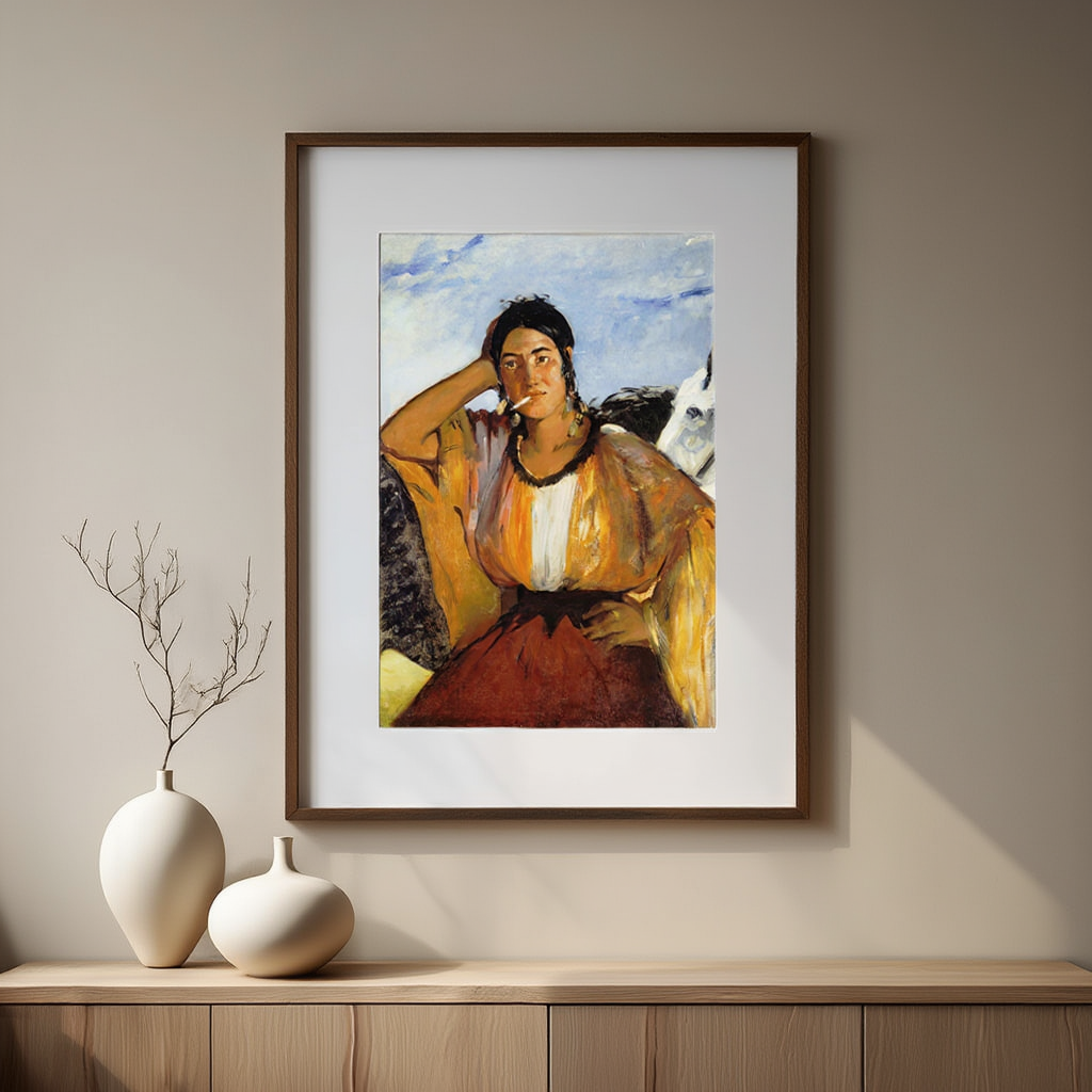 Édouard Manet – Gypsy with a Cigarette – Iconic Realist Art Print