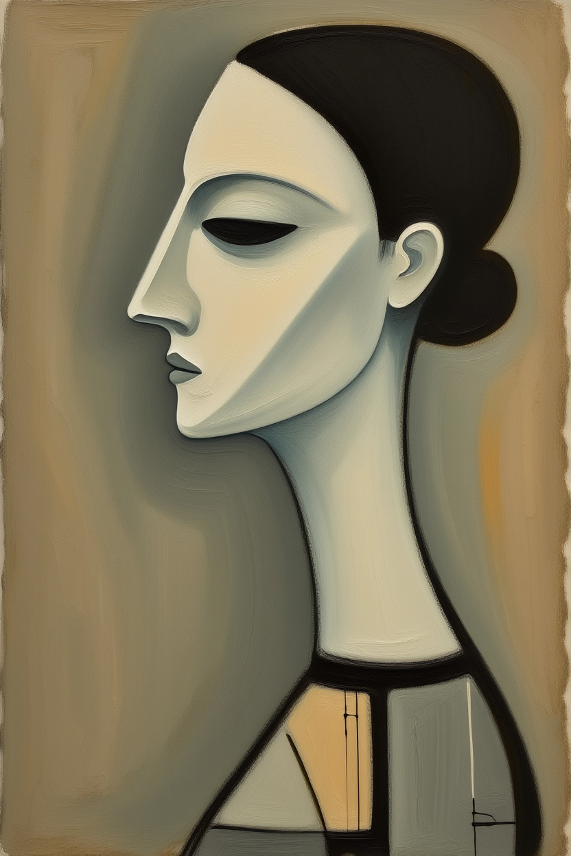 Modigliani Quiet Elegance – Fine Art Portrait Prints