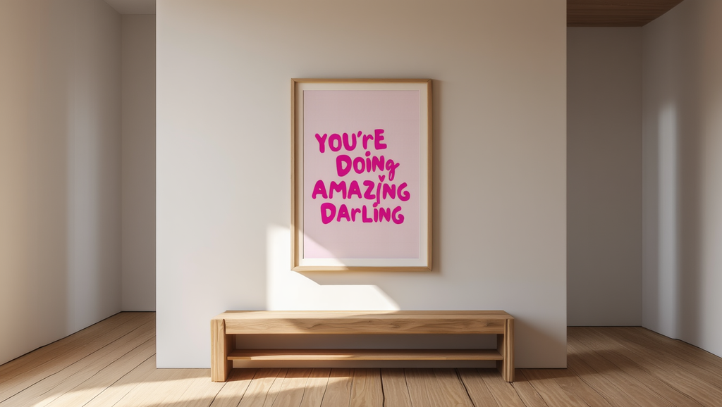 Amazing Darling – Bright Pink Single Print