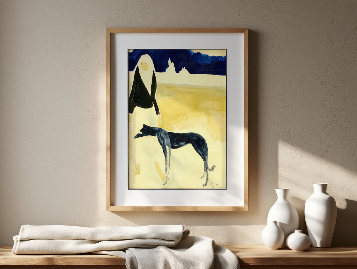 Léon Spilliaert - Femme Au Lévrier