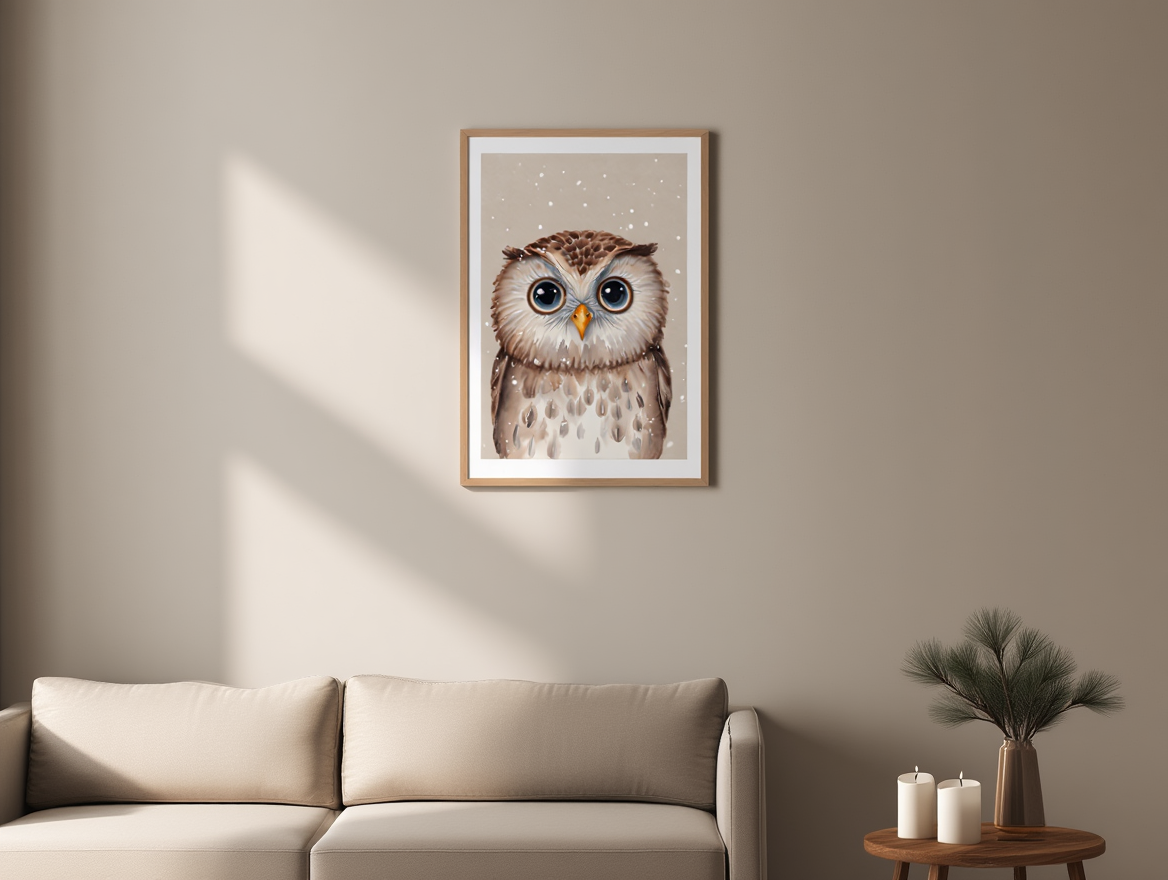 Winter Owl – Art Print