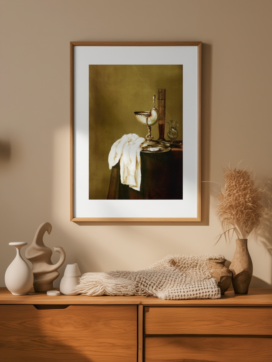 Still Life with Nautilus Cup – Willem Claesz Heda (1640) | Dutch Golden Age Art Print