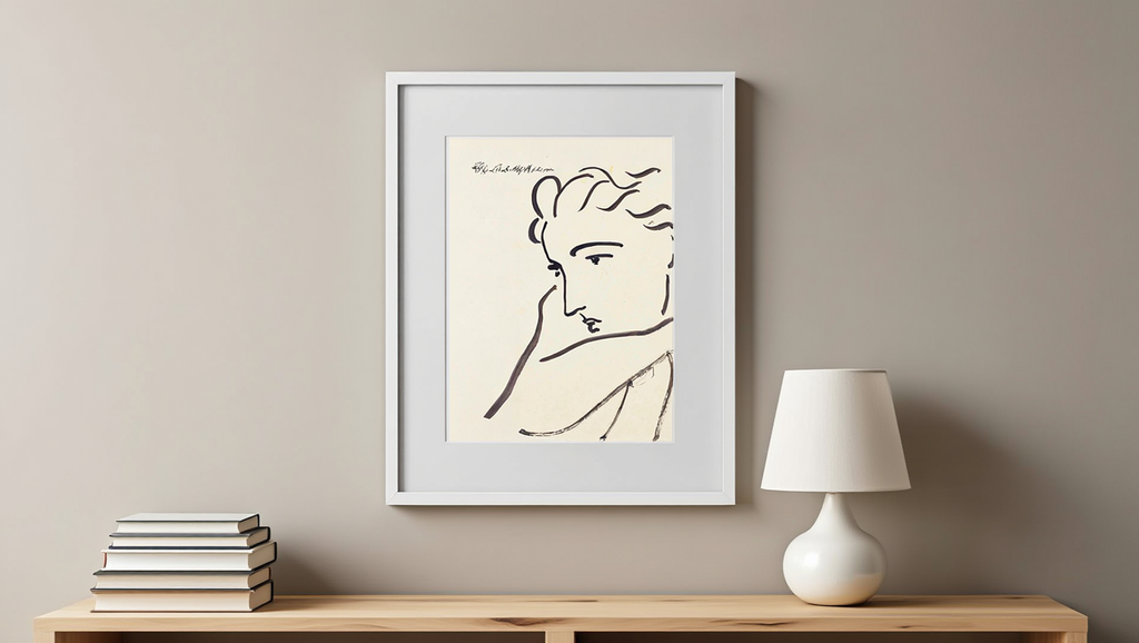 Profil de Femme – Henri Matisse Poster – Modernist Wall Art Print