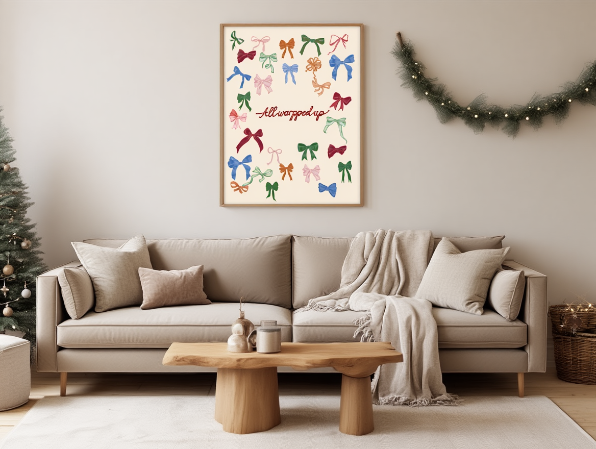 All Wrapped Up – Christmas Print