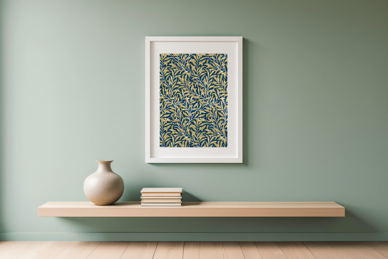 Branche de saule – William Morris | Impression d'art décoratif et inspirée de la nature