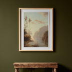 A Creek in St. Thomas Poster by Camille Pissarro – Impressionist Landscape Art Print