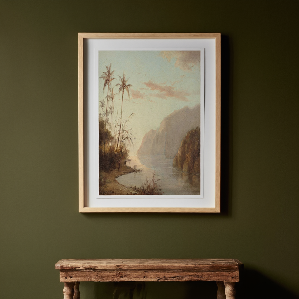 Camille Pissaro - A Creek in St. Thomas