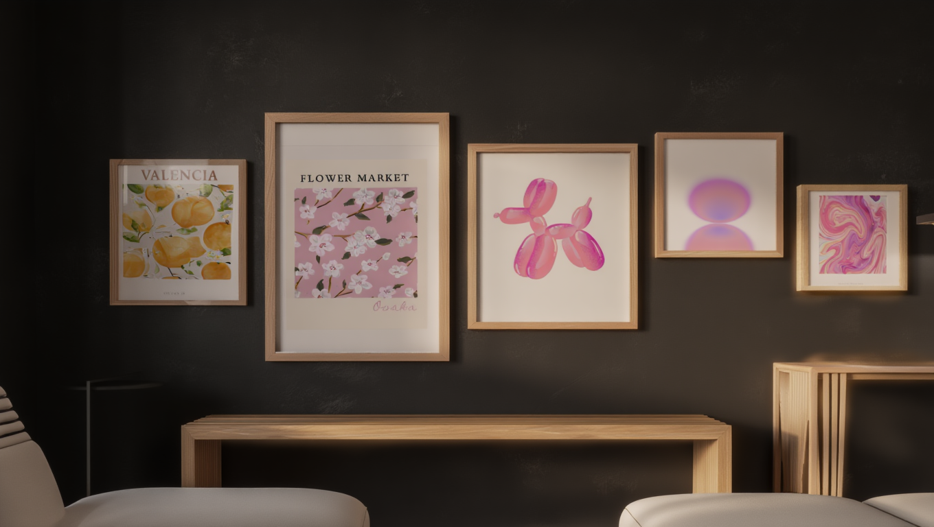 Color Your Walls: 5 Dopamine-Inspired Prints