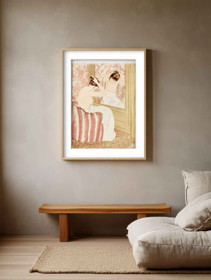 Mary Cassatt – The Coiffure – Iconic Impressionist Art Print