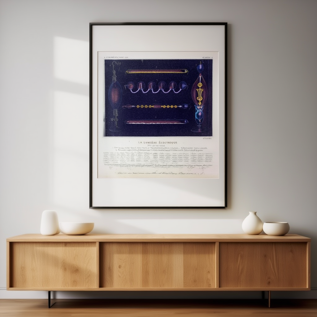 Electrical Light in Rarefied Gas