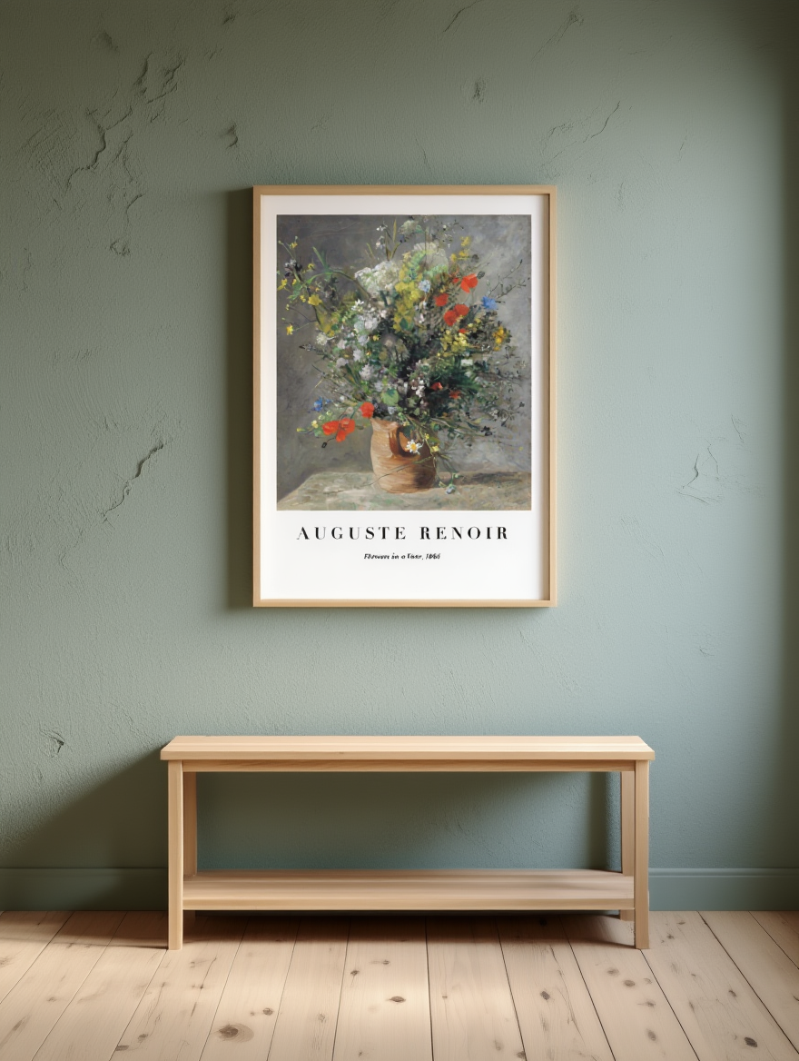Auguste Renoir - Flowers in a Vase Poster