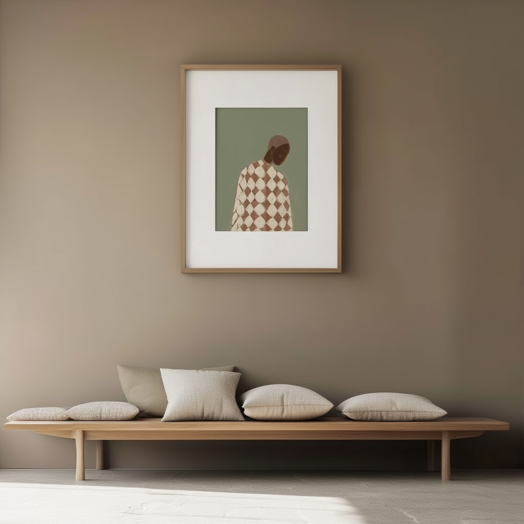 Fluid Motion – Minimalist Figurative Illustration