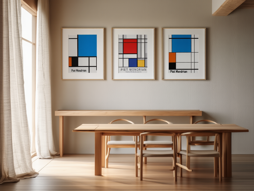 Piet Mondrian – Mix & Match Trio Prints