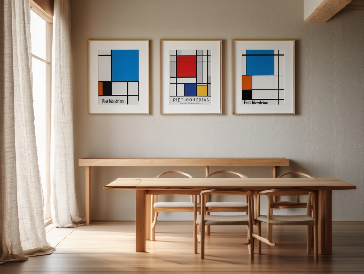 Piet Mondrian – Mix & Match Trio Prints